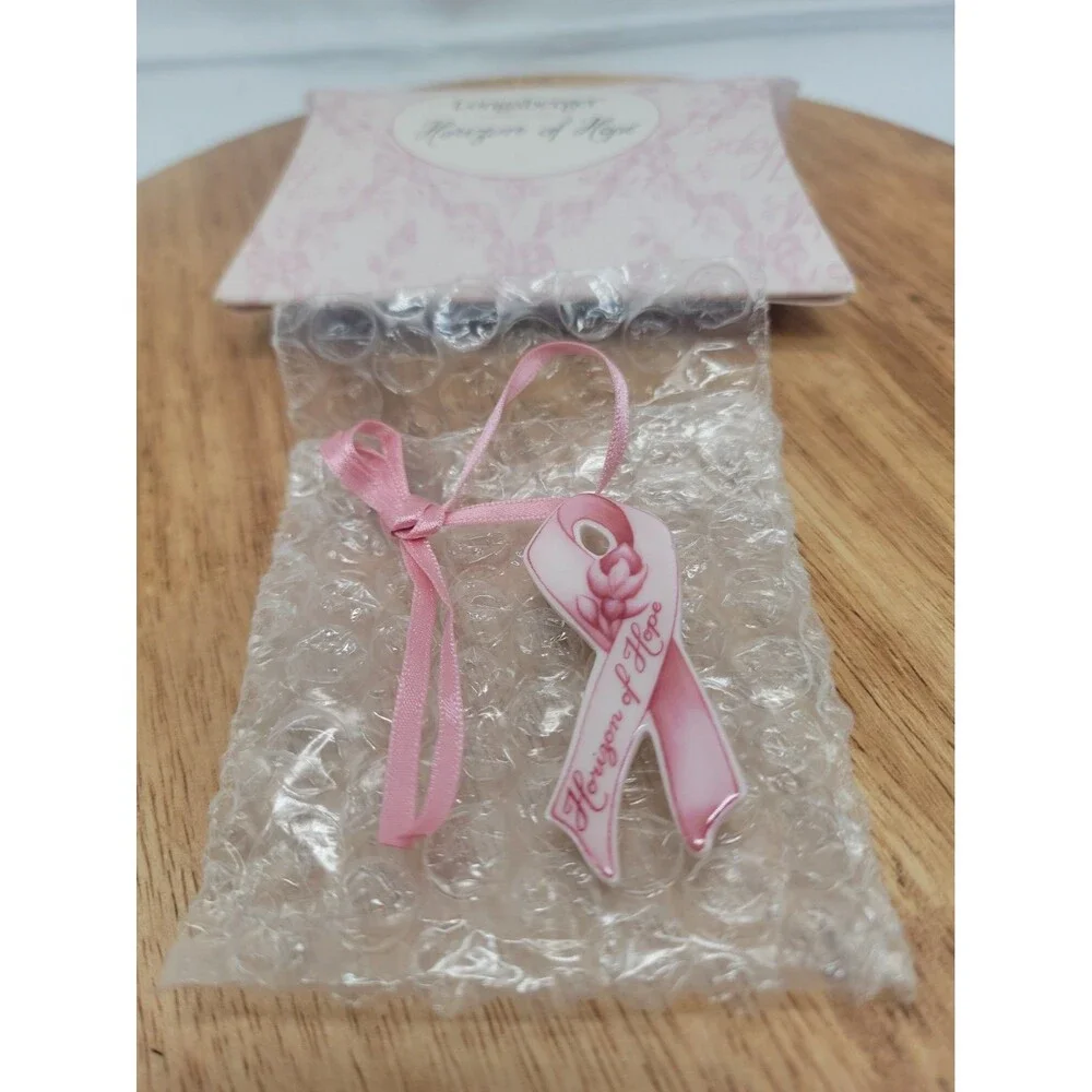 Longaberger tie pink